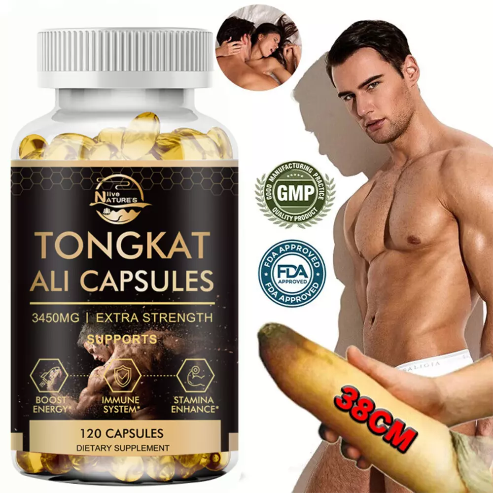 Male Enhancement 120Capsules Booster & Thicker Last Longer Stronger - 3450mg